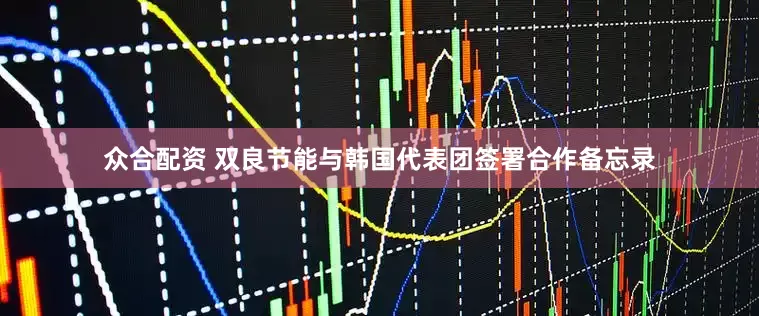 众合配资 双良节能与韩国代表团签署合作备忘录