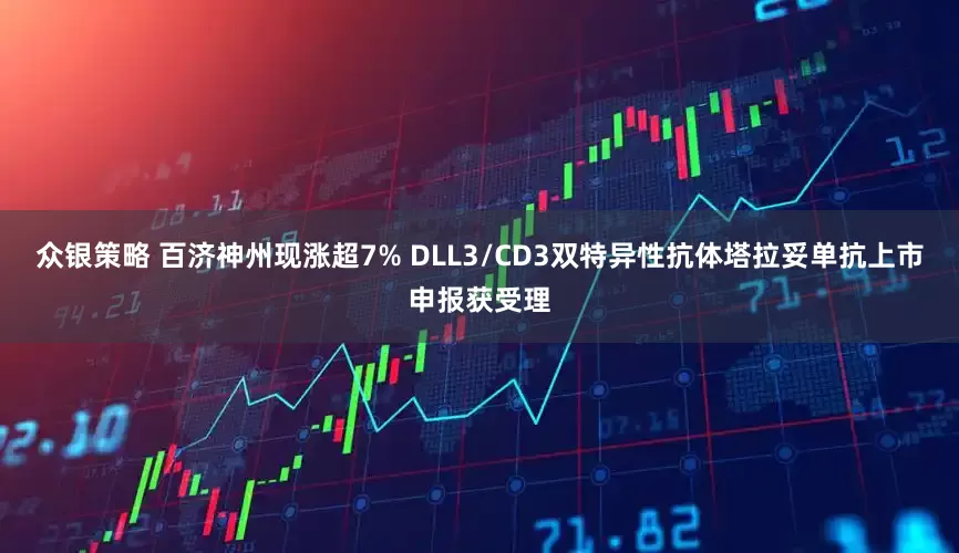 众银策略 百济神州现涨超7% DLL3/CD3双特异性抗体塔拉妥单抗上市申报获受理